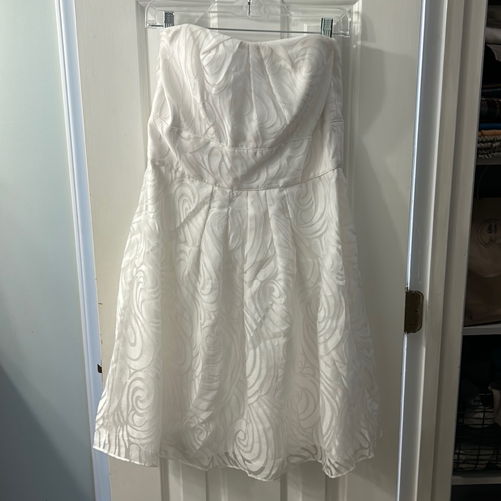 White House Black Market strapless dress